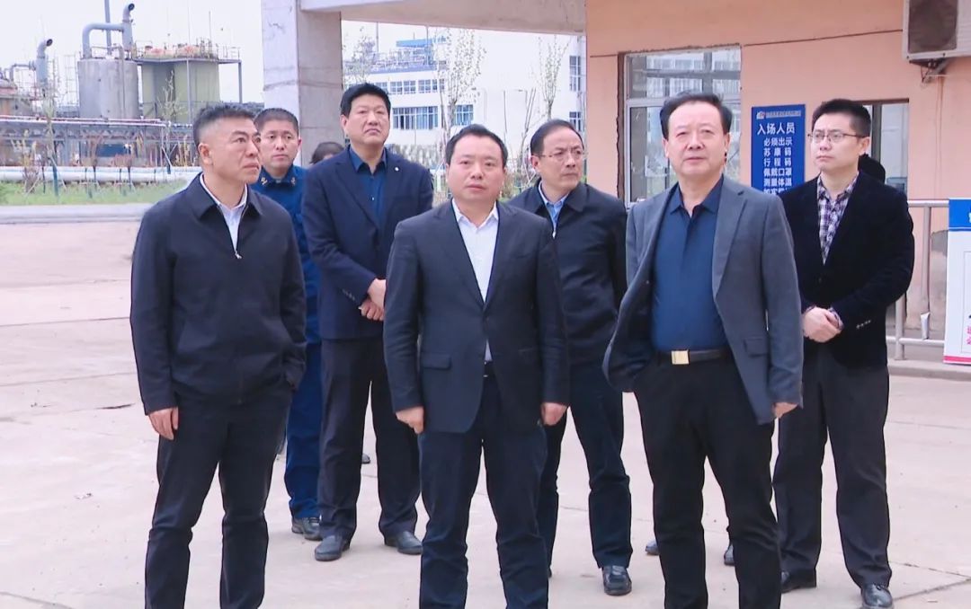 4月21日下午响水县县长郭超调研化工园区后续处置工作县领导刘中连张