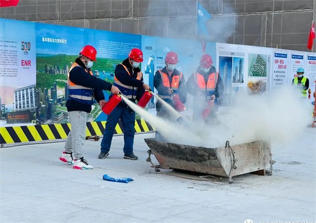 市开发区组织落实安全责任推动安全发展建筑施工安全生产应急演练