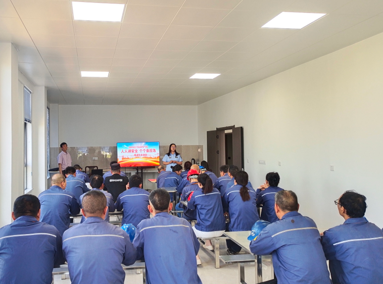 响水县应急管理局深入企业开展安全培训指导工作